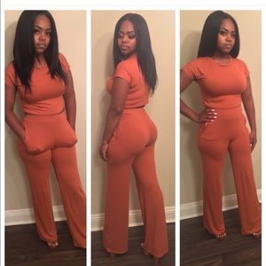 2 Piece Rust color pants set !